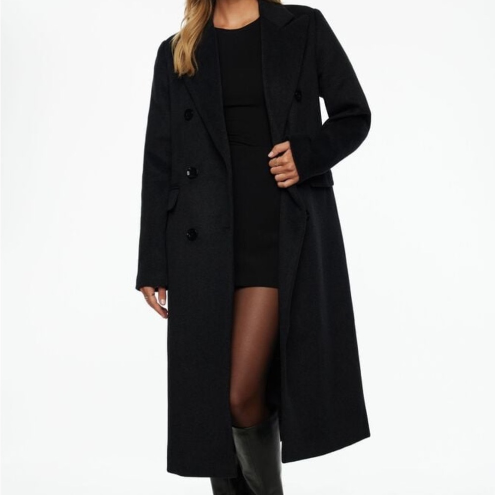 Dynamite Double Breasted Wool Coat - Picture 1 of 5